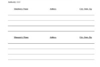 Membership Listing