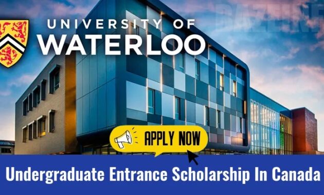 University of Waterloo Scholarship Application