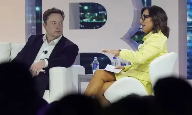 Elon Musk and Linda Yaccarino