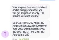 Jamb Result