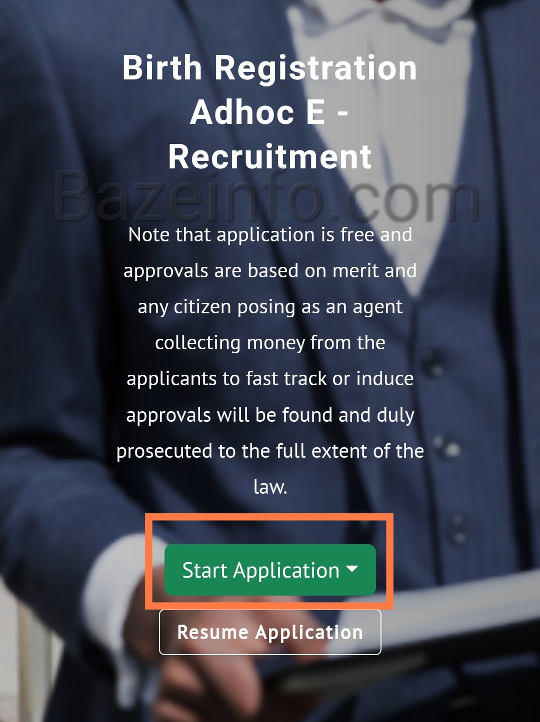 How to Apply For Birth Registration Adhoc E - Recruitment